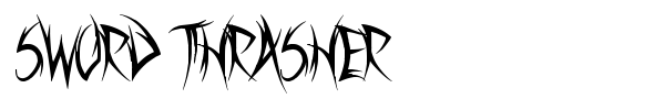 Sword Thrasher font preview